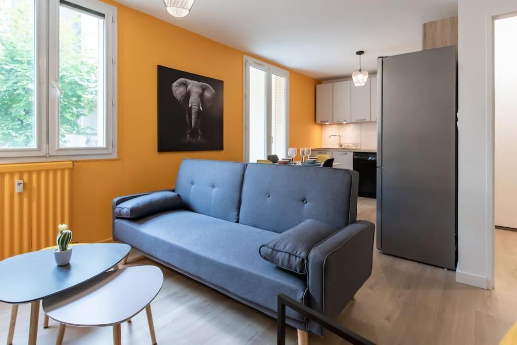 Appartement Renove Pour 6 Avec Parking Вильорбан Екстериор снимка